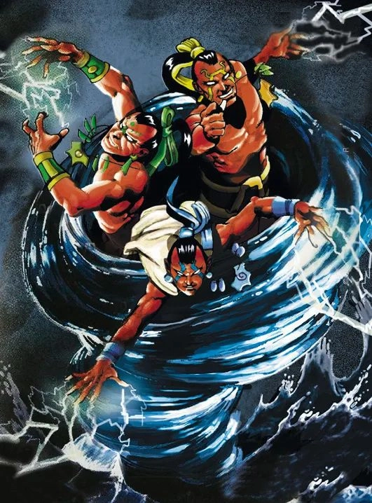 Ilustración de la baraja warriors